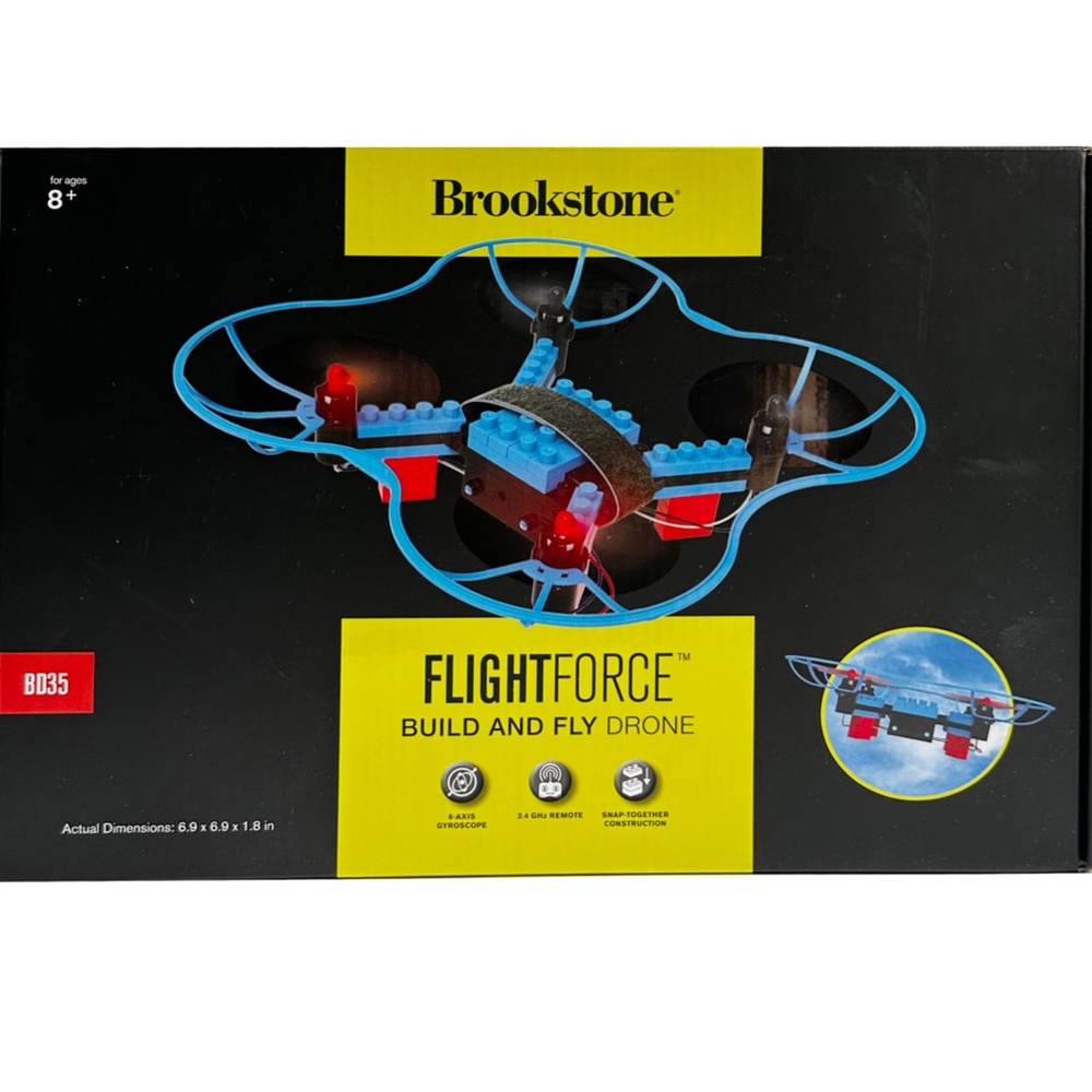 Brookstone Flightforce BD35 Build & Fly Drone. Brand New. Assembly required